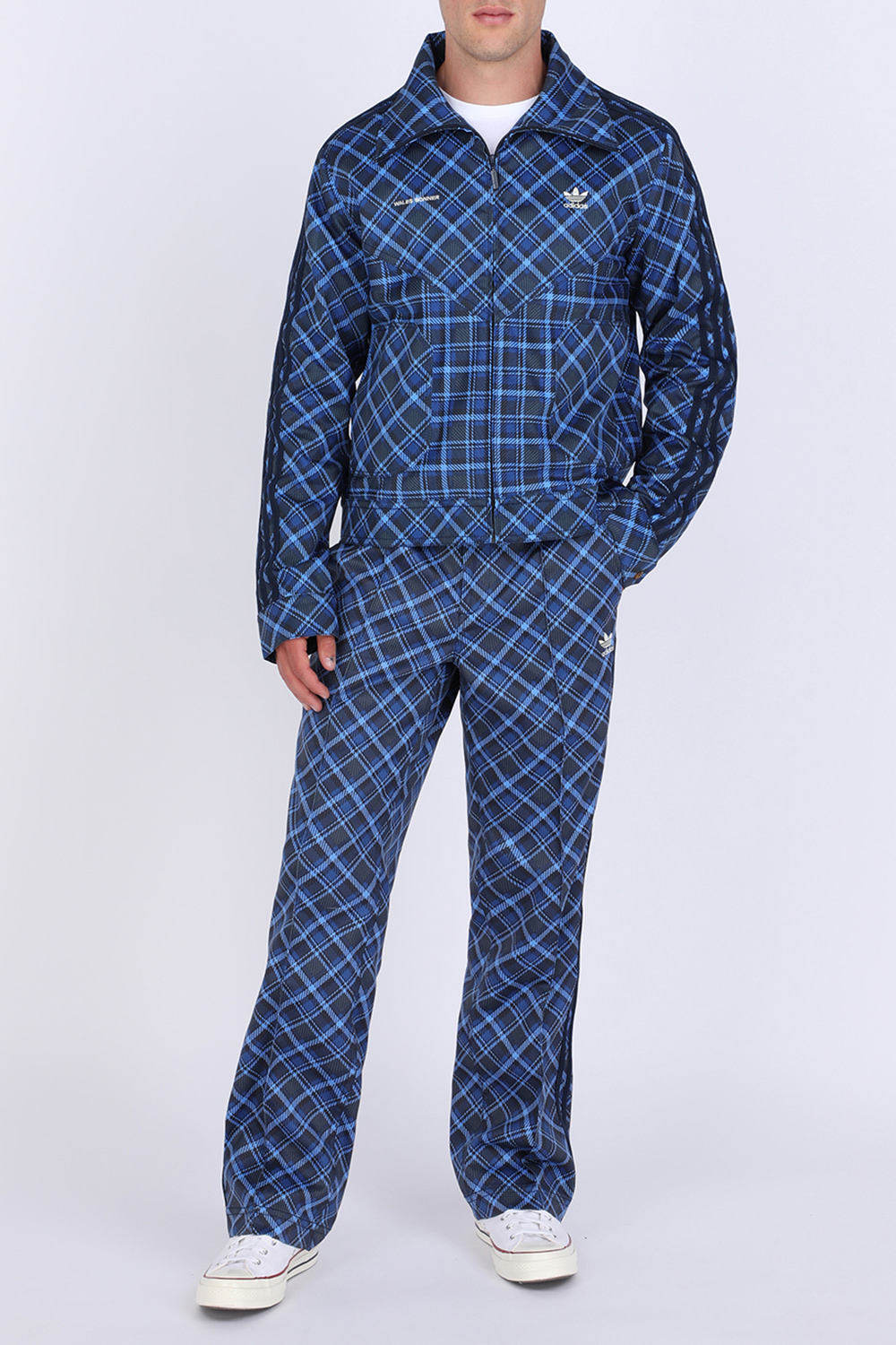 Adidas x Walles Bonner Track Top in Blue and Black